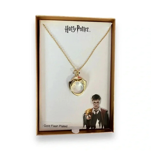 Harry Potter Horcrux Gold Flash Plated Necklace New In Box - Picture 2 of 5